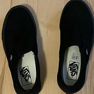 all black vans womens size 7